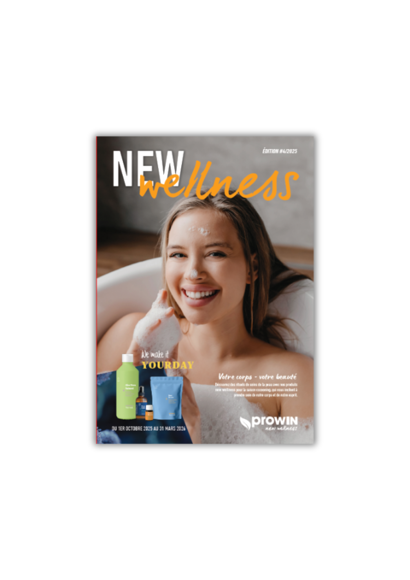 Orange Marron Formes Abstraites Cours Yoga Flyer A4